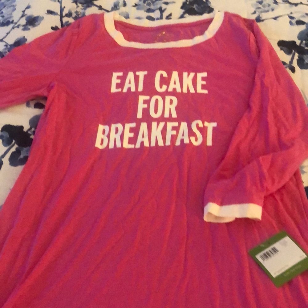 Brand new pink Kate spade night gown. Size small